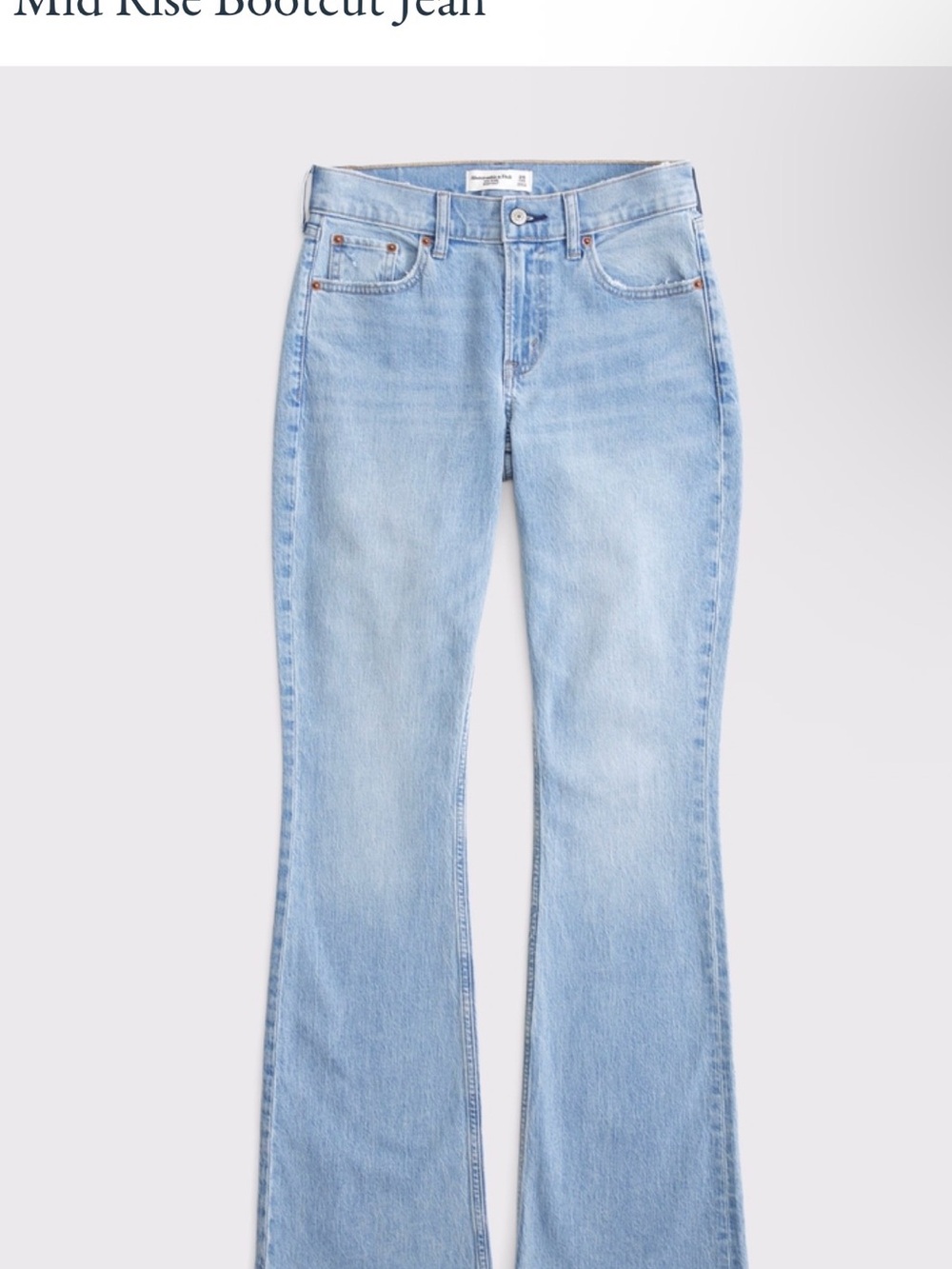Abercrombie & Fitch Light Blue Flare Jeans - Women's